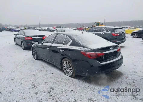 2021 Infiniti Q50 Luxe Awd from USA, damaged, VIN JN1EV7BR9MM754334